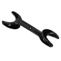 Black Metal Cheek Retractor double ended V-shape/C-shape (x1)