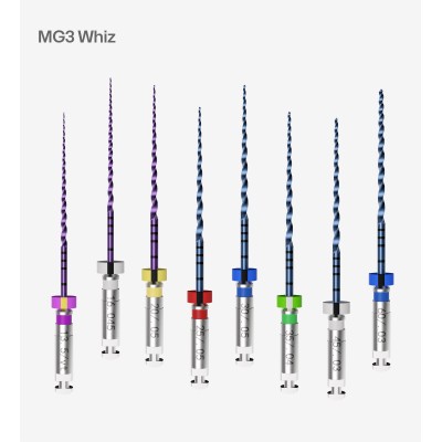 MG3 Whiz Rotary Endodontic NiTi Files by StyleItaliano 6pk