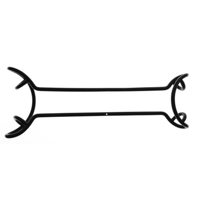 Black Dental Cheek Retractor with Lip Support Extensions Stainless Steel