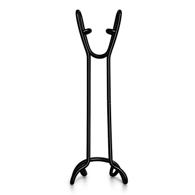 Black Dental Cheek Retractor double sided V-C shape with Lip Support Stainless Steel