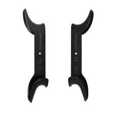 Black Metal Cheek Retractors BIG double ended half cut (2pk)