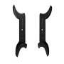 Black Metal Cheek Retractors BIG double ended half cut (2pk)