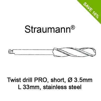 Straumann Twist Drill PRO, short, Ø3.5mm, L33