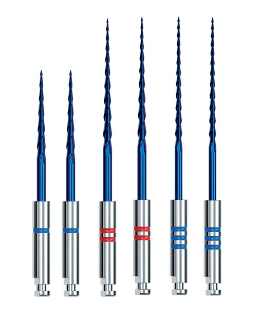 Endostar E3 Azure Basic Rotary and reciprocating files 6pk