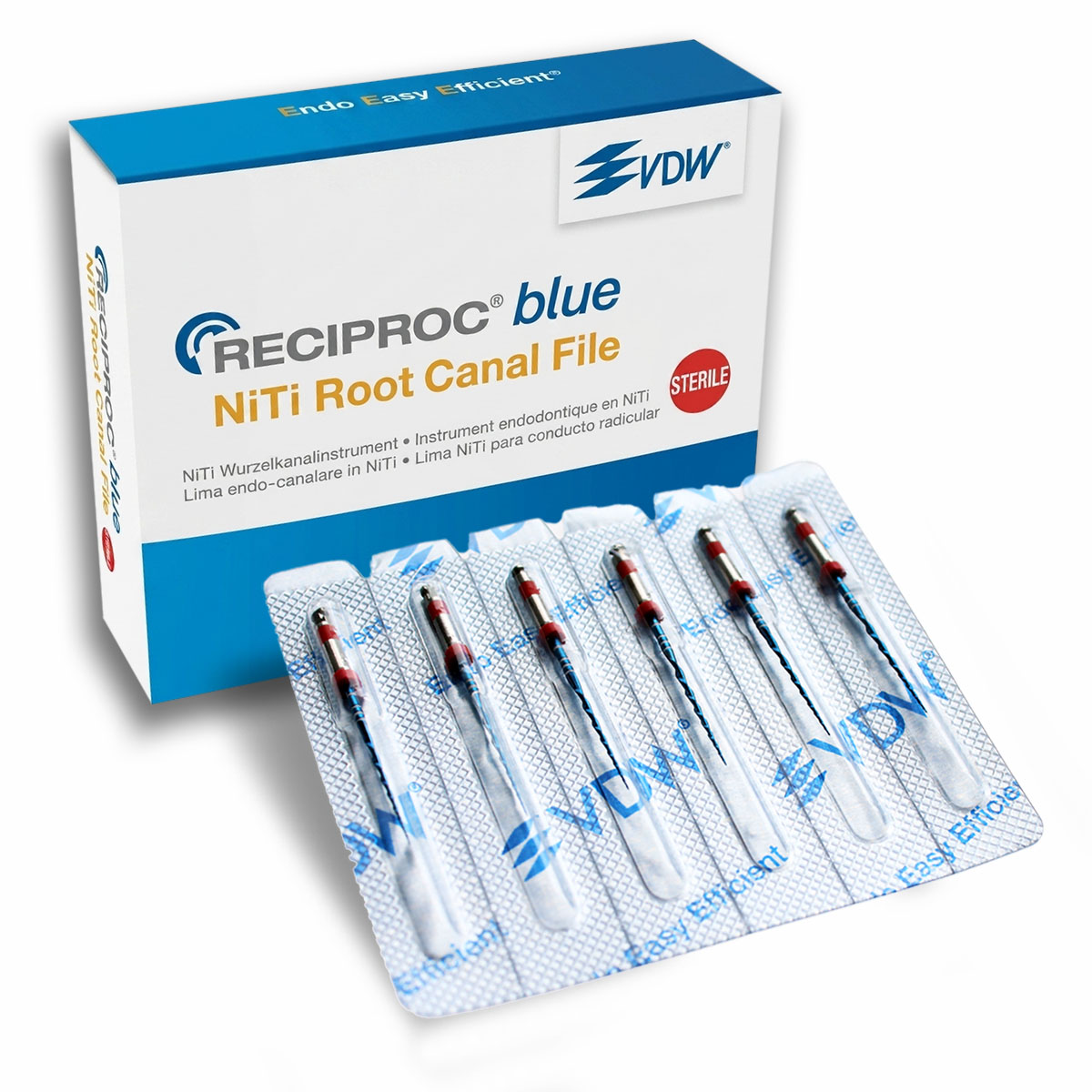 VDW Reciproc Blue R25 25mm | Original Reciprocating Endodontic Files UK