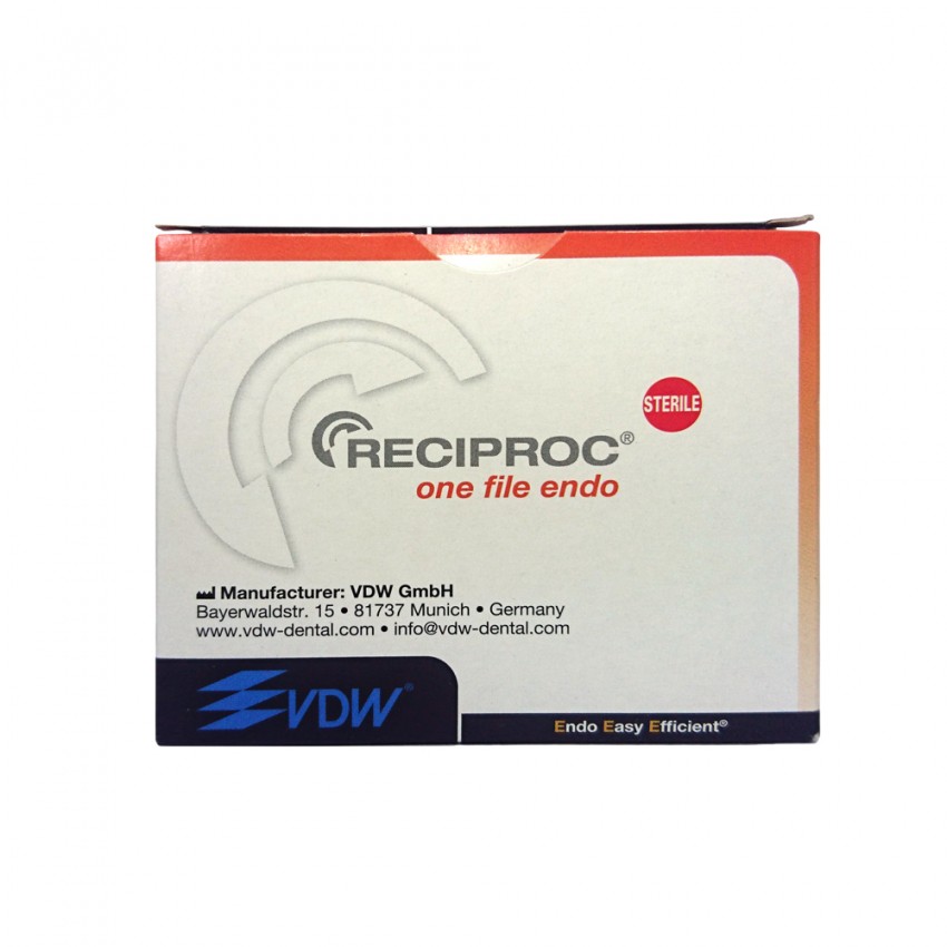 VDW NiTi Reciproc (Retreatment) files 25mm R25 | Buy...